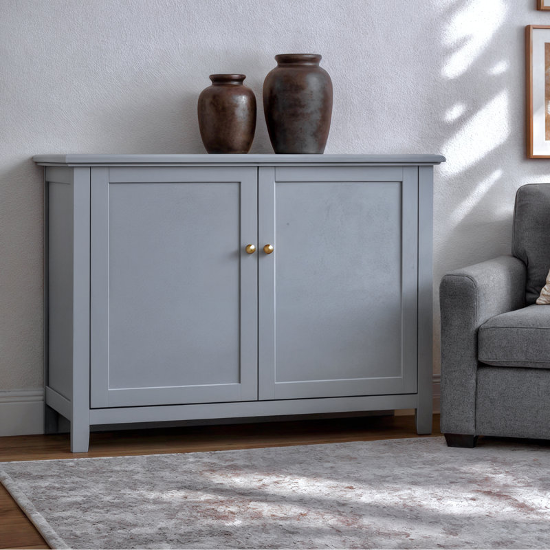 Ajalae 35" Tall 2 Door Accent Cabinet, Aleutian Blue