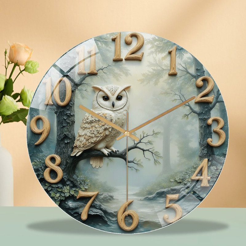 Horloge murale Owl