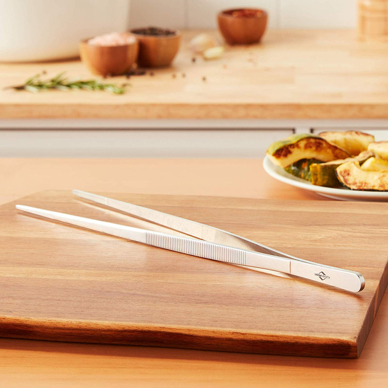 Küchenprofi Tweezer Kitchen Tong, 12" H x 2.13" W x 2.13" D