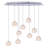 Bristow 9 - Light Nickel Cluster Pendant