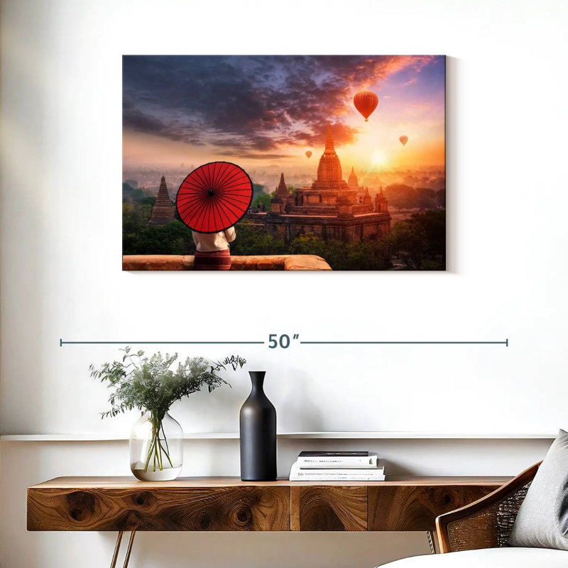 Lilie Bagan Balloon Season, 24" H x 36" W