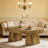 Wooden Dining Table,Rectangular Center Table,Spacious Coffee Table
