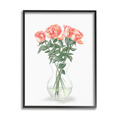 Bouquet de roses roses