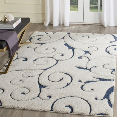 Rodrigue Damask Hand Woven Area Rug