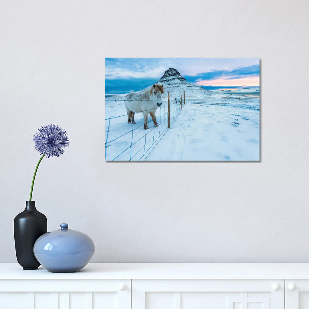 Kirkjufell Morn by David Gardiner - Wrapped Canvas Print