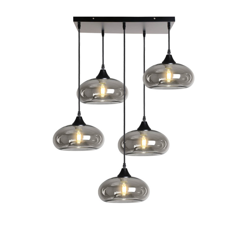 5 - Light Cluster Pendant, Smoke