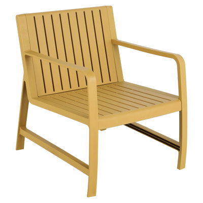 Meuble 2 pièces jaune Acord, Pp, assemblage rapide, convient aux barbecues toute saison, sans entretien, jardin d'assemblage