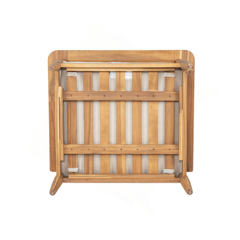 Méridienne d'extérieur en bois d'acacia