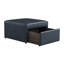 Repose-pieds de rangement Halsey bleu marine-1021256170