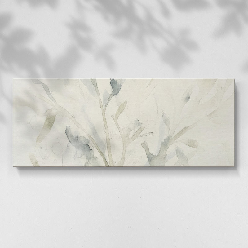 Abstract Series 9 #LXII-Wide Gallery Wrapped Canvas, 12" H x 30" W