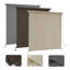  Écran solaire rétractable imperméable 90% UV Block Block, tissu PEHD sans fil pour patio, jardin, fenêtres, l 96 po x H 72 po, sésame.-1386490701-1386490696