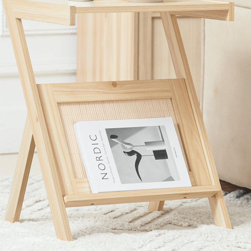 Brilliana Solid Wood End Table
