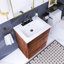 24 po W Meuble-lavabo simple avec lavabo et 3 trous de robinet-205859472