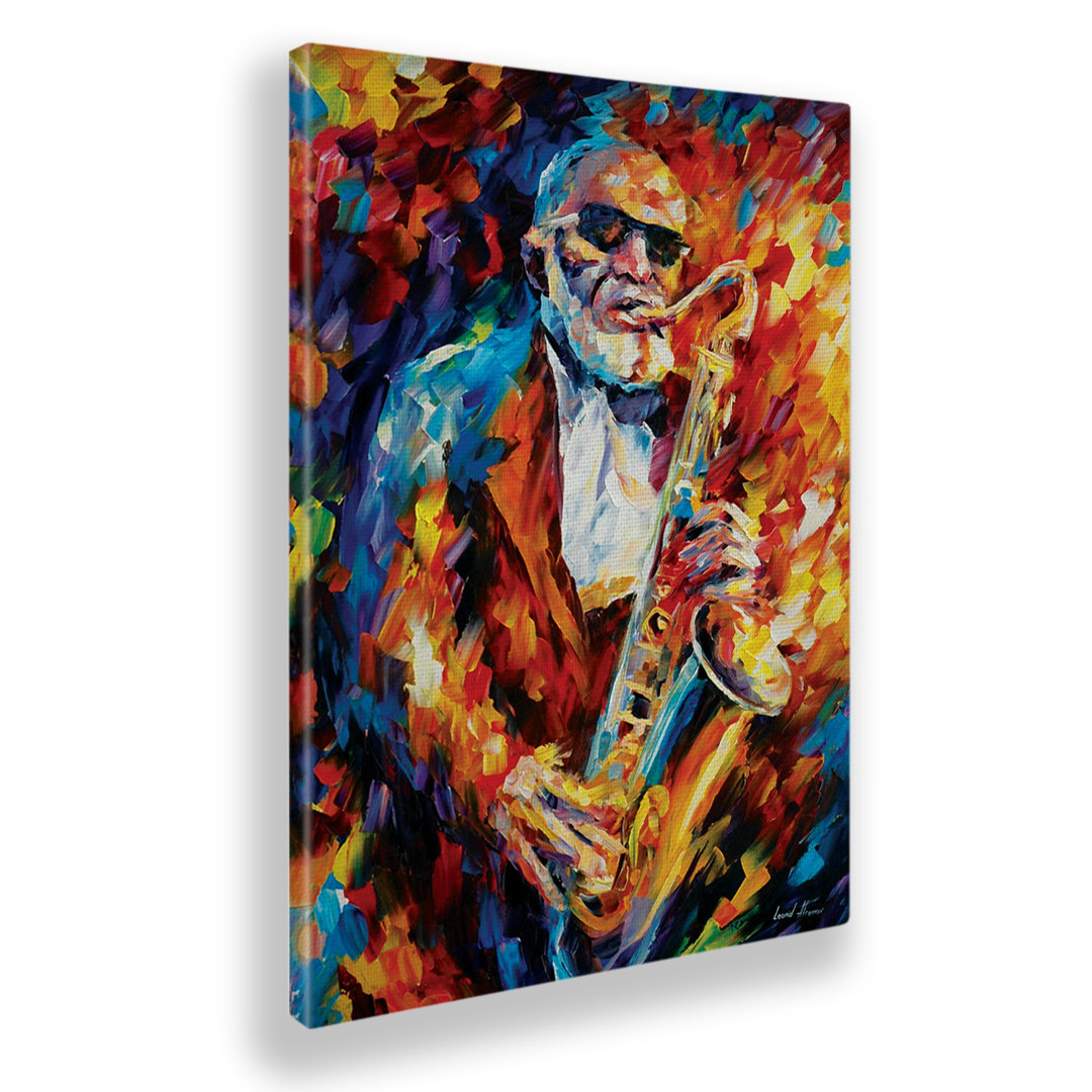 Leinwandbild Sonny Rollins von Leonid Afremov