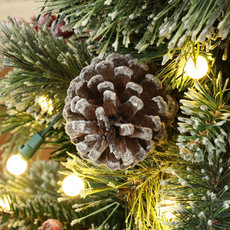 4Ft Pre-Lit Artificial Pine Tree Potted