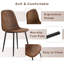 Ensemble de table de salle à manger 64,5 "pour 6 personnes, ensemble de salle à manger de style campagnard moderne avec pieds décoratifs-907600280