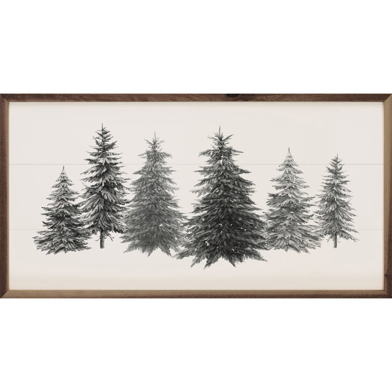 Gray Pines, 8" H x 16" W