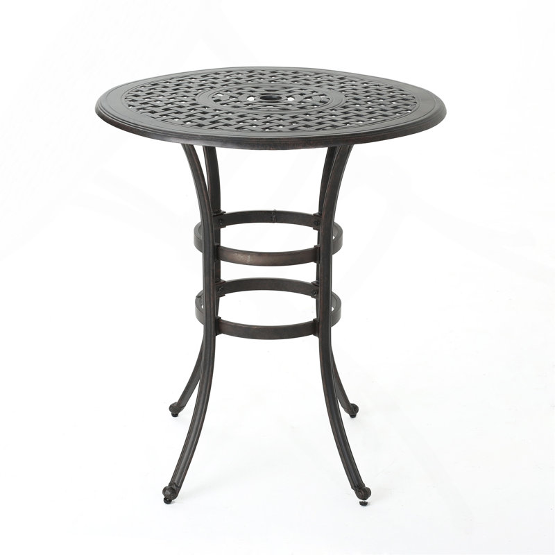 Cast Aluminium Bar Table
