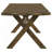 Carbon Knotty Nutmeg Rectangular Dining Table