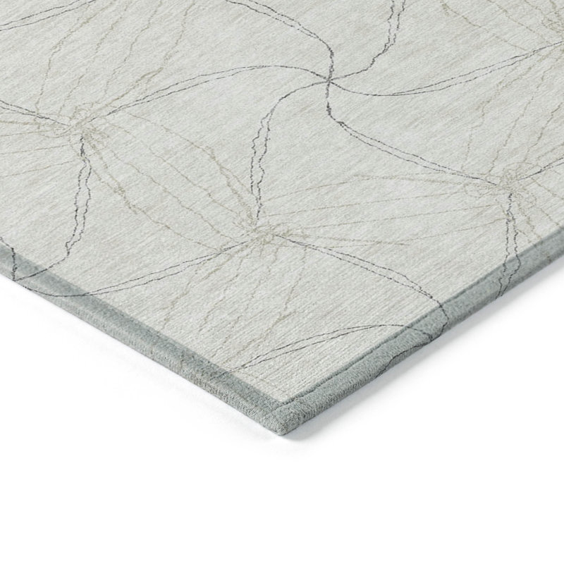 Tapis rond 8 po taupe