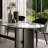 4 - Person Faux Marble Top Double Pedestal Dining Set-98564087