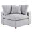 Modway Commix Down-Filled Overstuffed Upholstered Sectional Sofa Set, 5 Piece w/Chase-2087659063