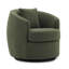 Fauteuil d'appoint pivotant Modern Boucle-793861880