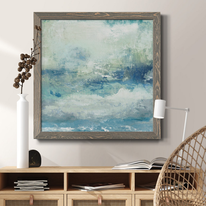 «Hope Is Stronger», art textuel sur toile, H 20 po x l 20 po x P 1,5 po, Cadre gris