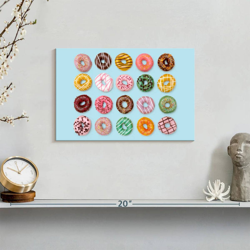 Various Glazed Doughnuts, 8" H x 12" W