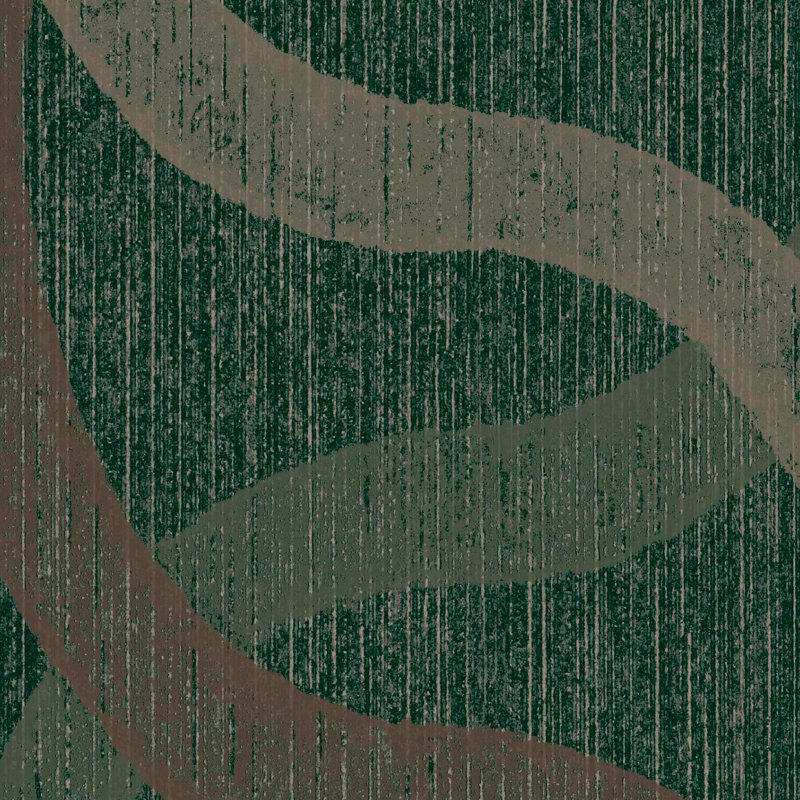 Boutique Refine Geometric Wallpaper, Green