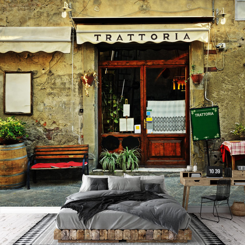 Grand papier peint amovible italien, L 66 po x l 96 po