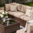 Keyala 7 Piece Rattan Sectional Seating Group with Cushions-650428455