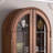 Nut-brown Solid Wood+Glass Display Cases-120539000