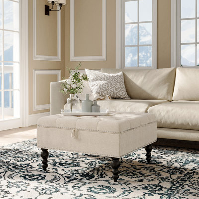 Dupras 74cm Wide Ottoman with Storage