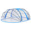 Symple Stuff Pool Dome Oval 530X410x210 Cm