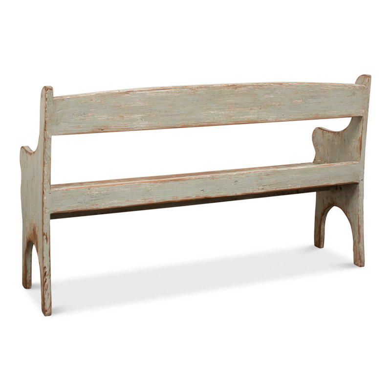 Arlo Solid Wood Bench, Green