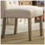 Ensemble de salle à manger 5 pièces Banff, table ronde avec 4 chaises capitonnées Banff-120225496