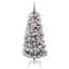 Artificial Hinged Christmas Tree Green and white-1629112160