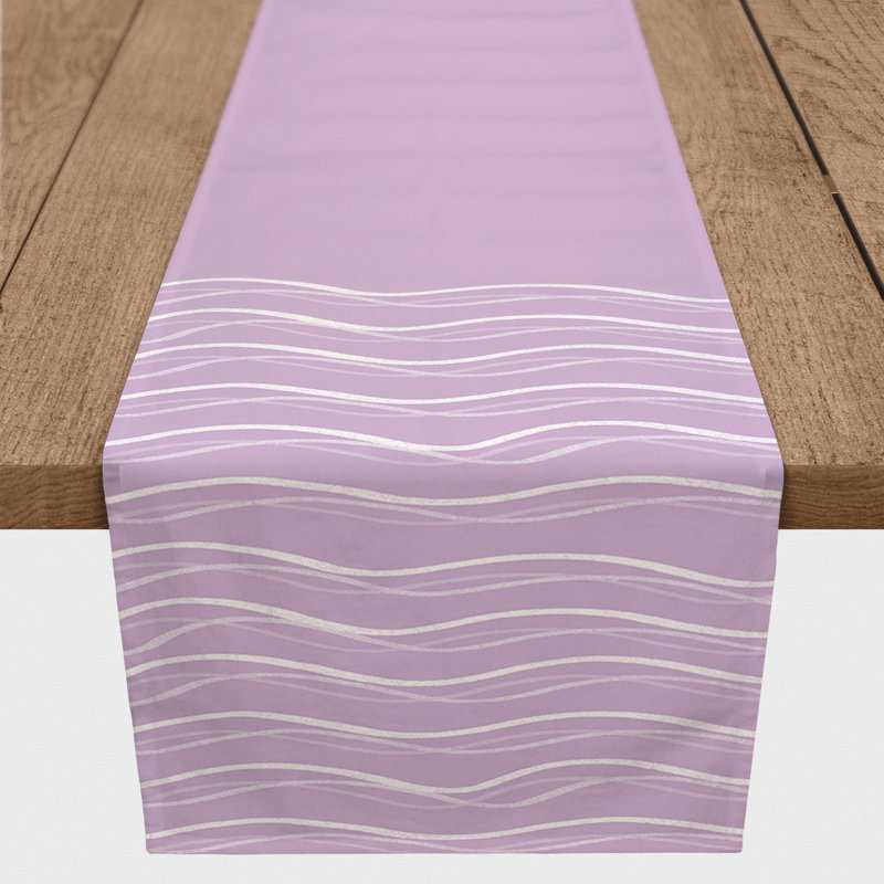 Rectangular Table Runner, 90" x 16", Purple