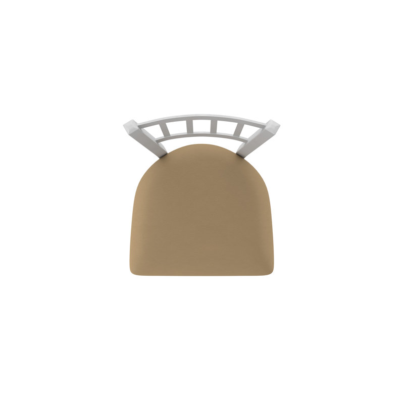 Tabouret pivotant 810 Contessa, Vinyle - sable Canter, Nickel anodisé, Très grand (siège d'une hauteur de 36 po)