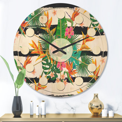 Solid Wood Wall Clock