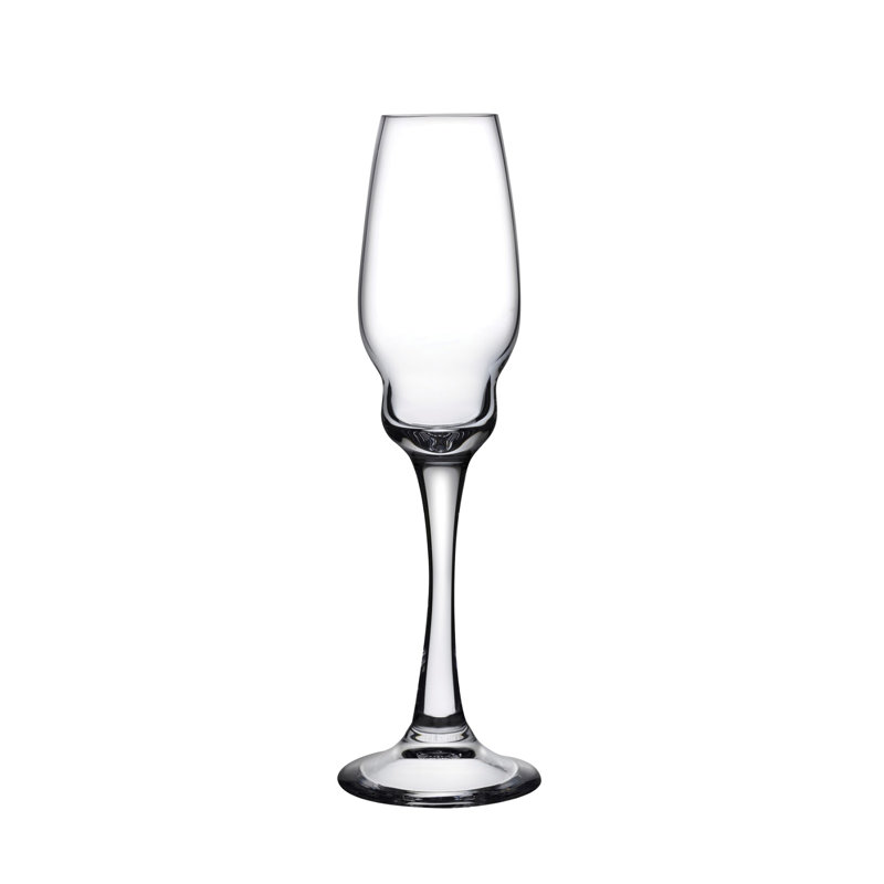 Heads Up Handmade Crystal Flute