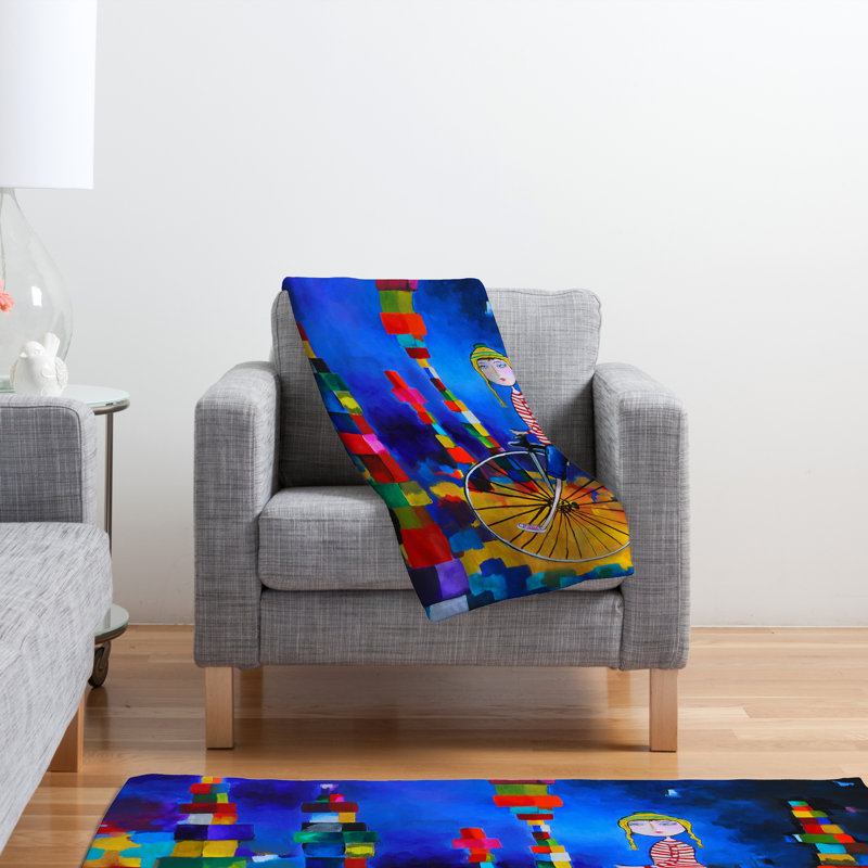 Deny Designs Robin Faye Gates Fleece-Decke „Out Of Bounds“ – Kuschelweich, 30 X 40 Cm | Maschinenwaschbar