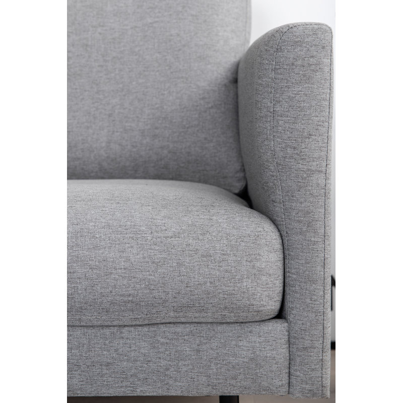 Davaney Upholstered Armchair, Grey