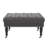 Inwood Square Cocktail Ottoman with Wheels-728329261