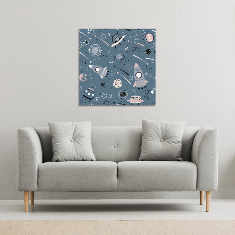 No Title by Andrew Lee - Wrapped Canvas Print, 77cm H x 77cm W x 4cm D