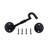 Black Wrought Iron Cabin Hooks