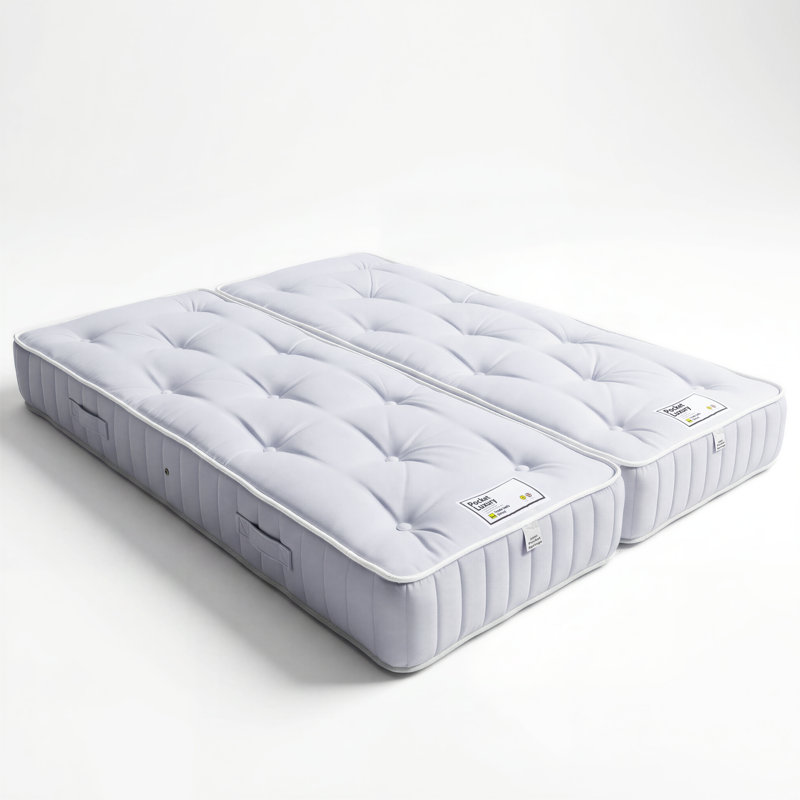 Pocket Luxury 2000 Zip and Link Mattress, Kingsize (5')