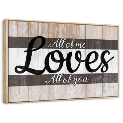 Plaque murale «All Of Me»