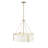Millennium Lighting Telfar 3 Light Pendant Light with White Fabric Shade-103500875